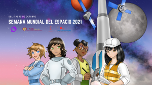 Bienvenida al curso y Conferencia de Sara Gil Casanova: "Las mujeres que nos llevaron al espacio" (Semana Mundial del Espacio 2021) @ 19:00 h