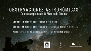 Observación astronómica con telescopios @ 22:00 h